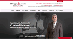 Desktop Screenshot of mccoppinlaw.com